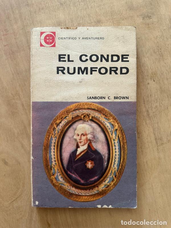 Libros: El conde Rumford - Sanborn C. Brown - Foto 1