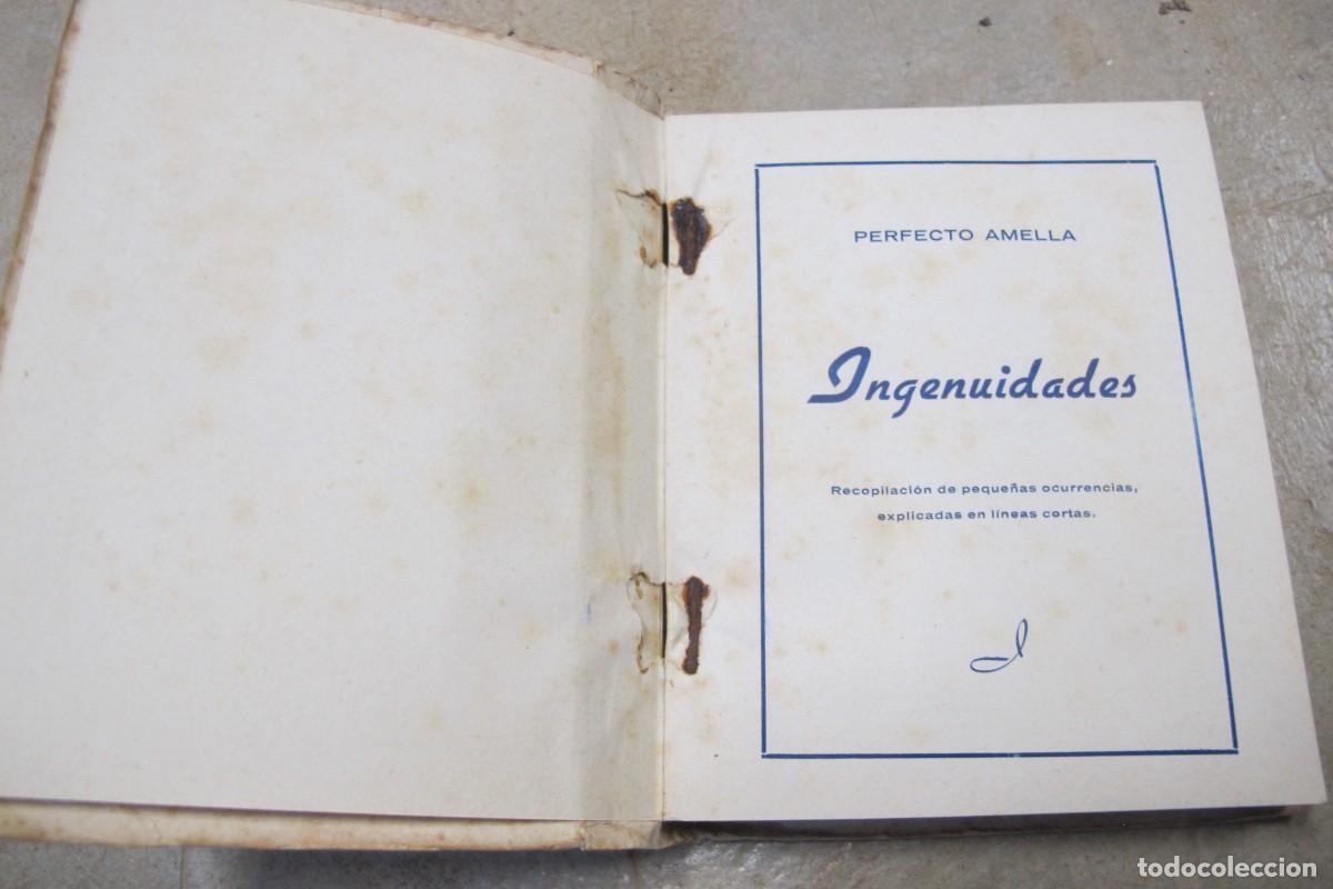 Libros: INGENUIDADES. PERFECTO AMELLA 1953 - Foto 2