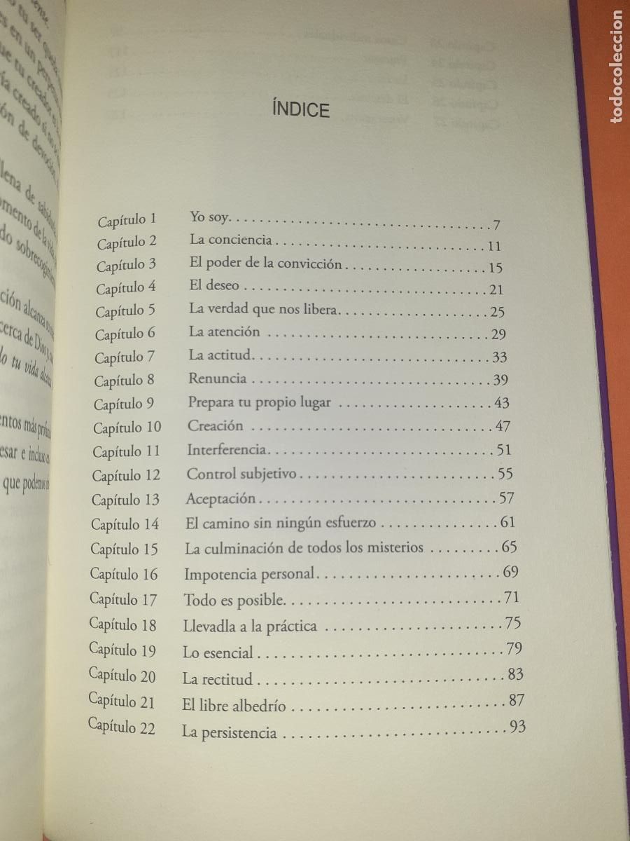 Libros: EL PODER DE LA CONCIENCIA � NUEVA ESPIRITUALIDAD - NEVILLE GODDARD - Foto 3
