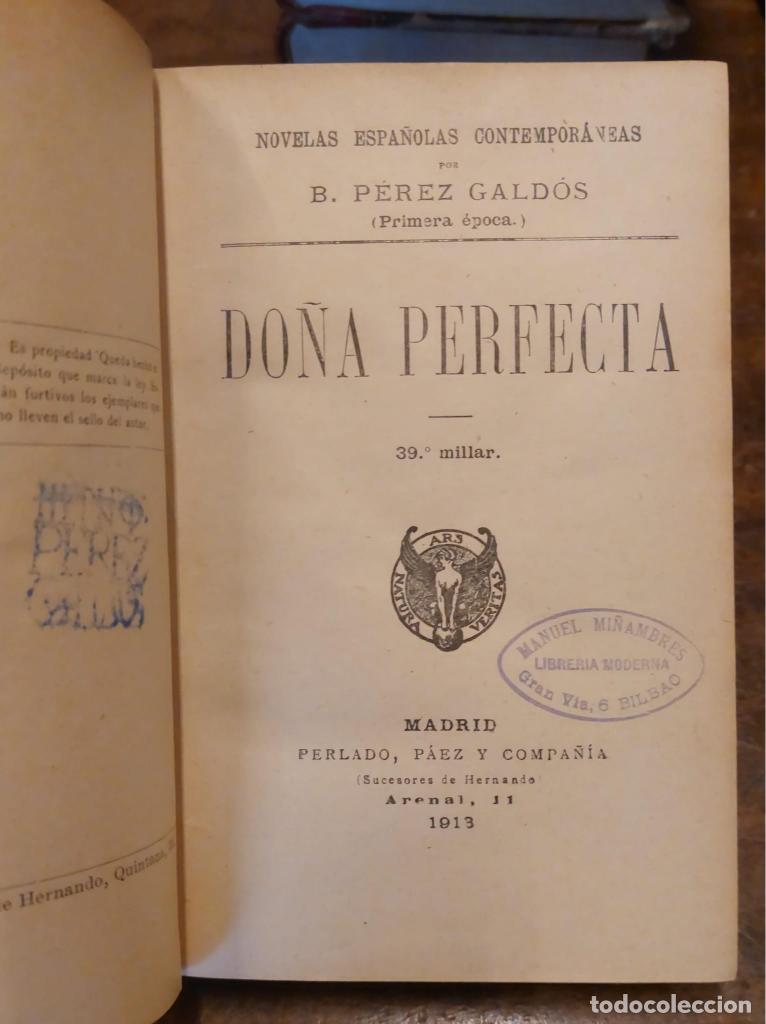 Libros: DO&Ntilde;A PERFECTA. - PEREZ GALDOS, Benito - Foto 2