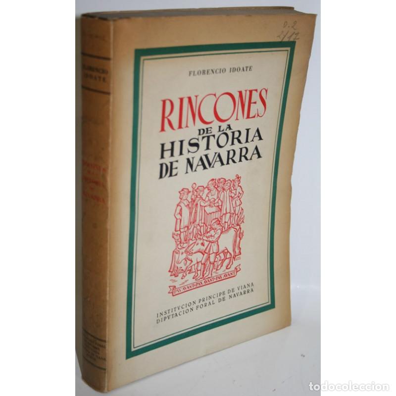 Libros: RINCONES DE LA HISTORIA DE NAVARRA - IDOATE, Florencio - Foto 1