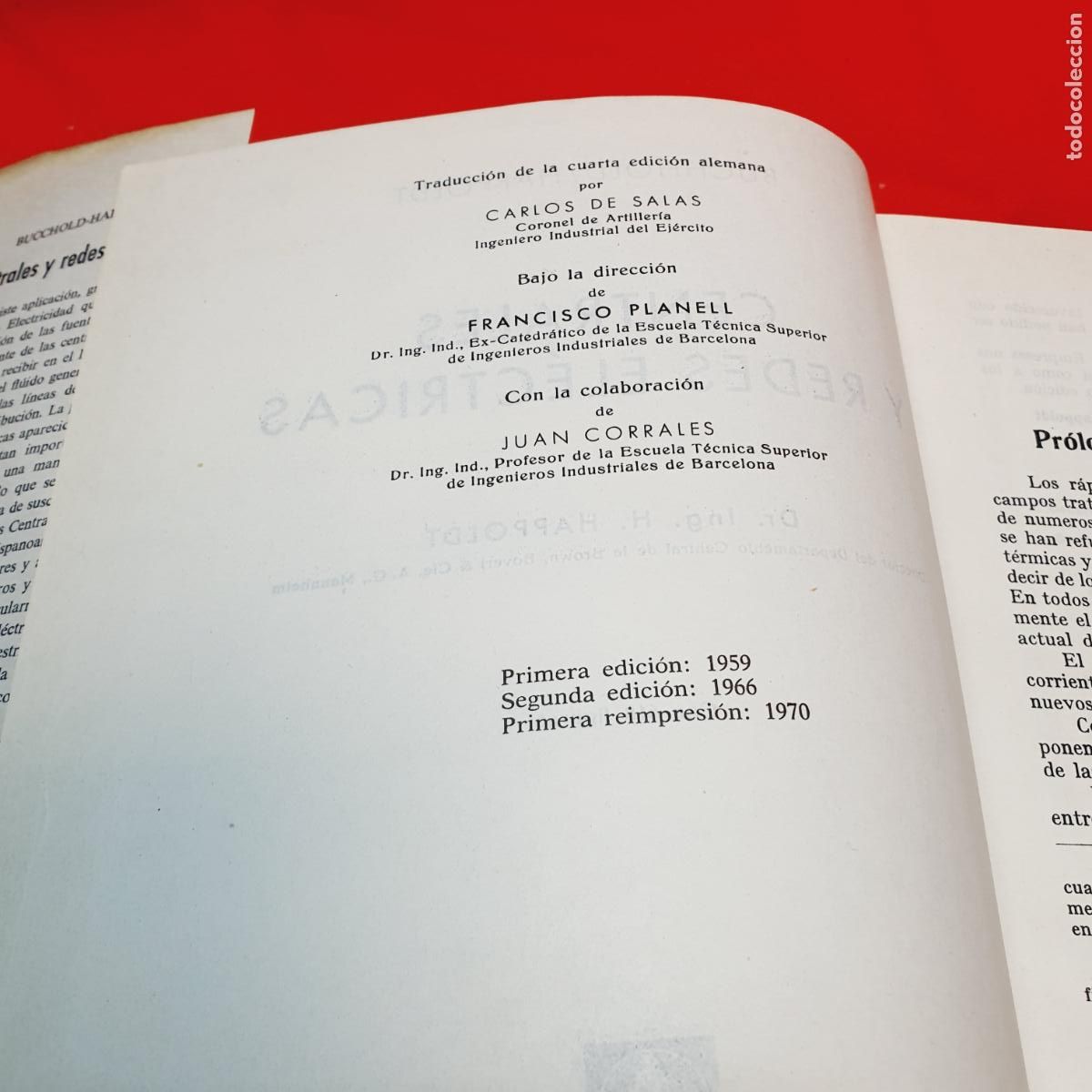 Libros: LIBRO-CENTRALES Y REDES EL&Eacute;CTRICAS-BUCHHOLD.HAPOLDT-EDITORIAL LABOR S.A.-1970 - Foto 13