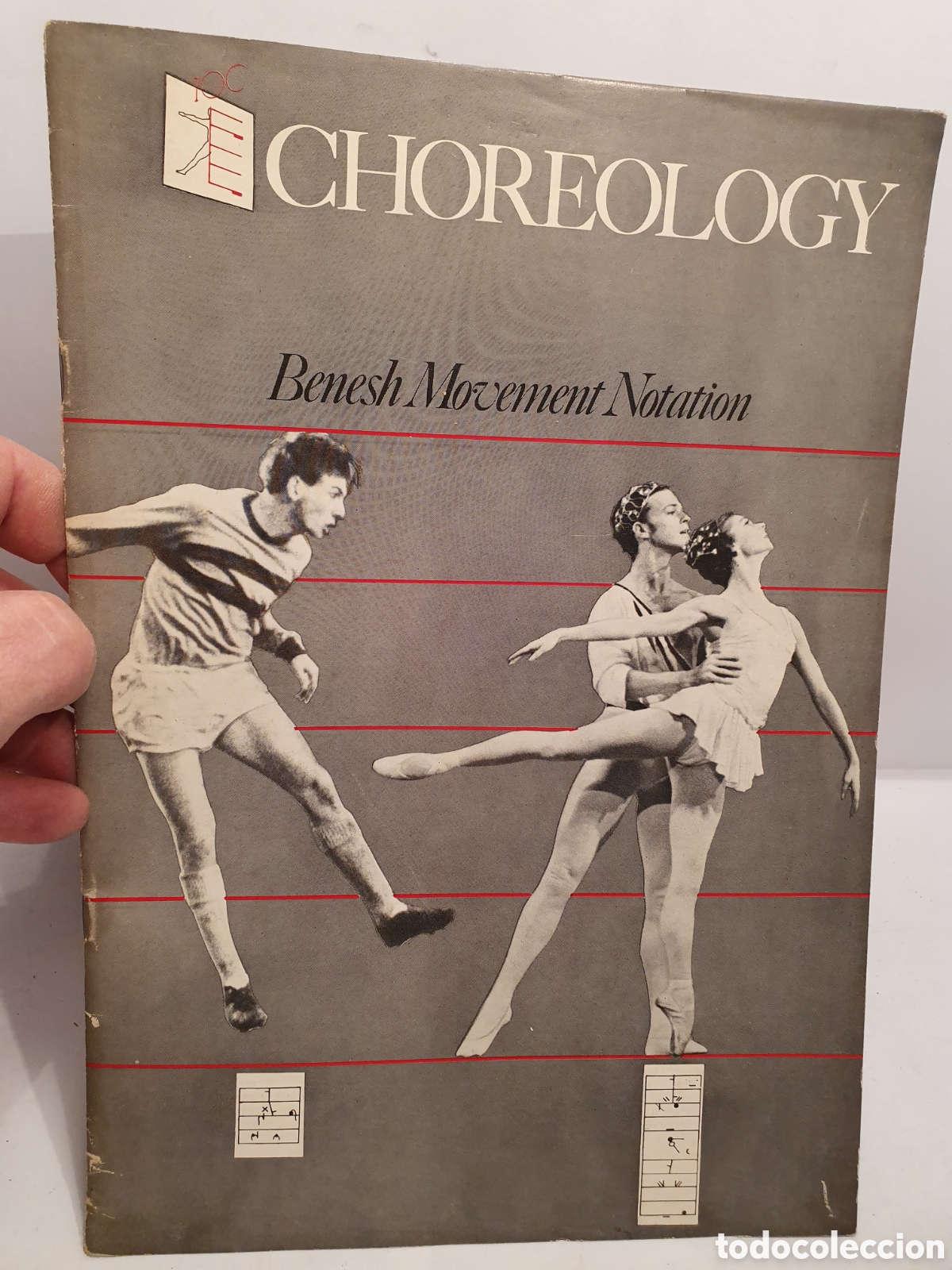 B&uuml;cher: CHOREOLOGY. BENESH MOVEMENT NOTATION. INSTITUTE OF CHOREOLOGY, LONDON. RUDOLF BENESH 1955.