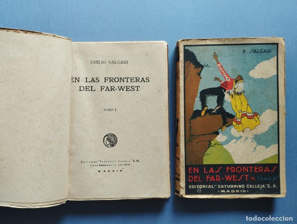 Libros: En las Fronteras del Far-West. - Salgari, Emilio. - Foto 3