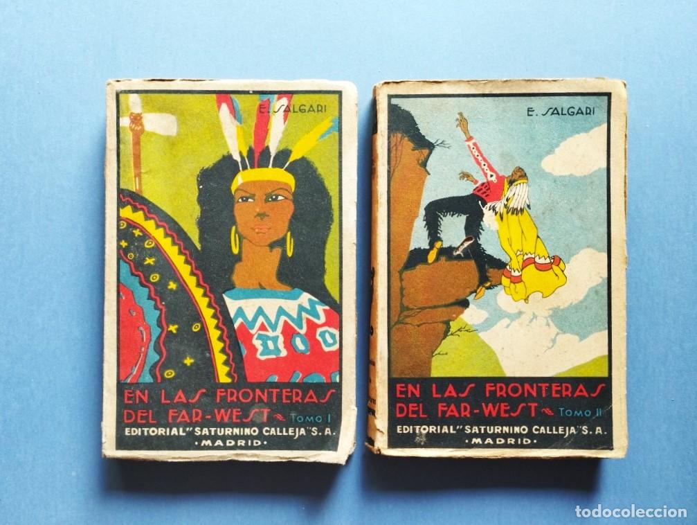 Libros: En las Fronteras del Far-West. - Salgari, Emilio. - Foto 1
