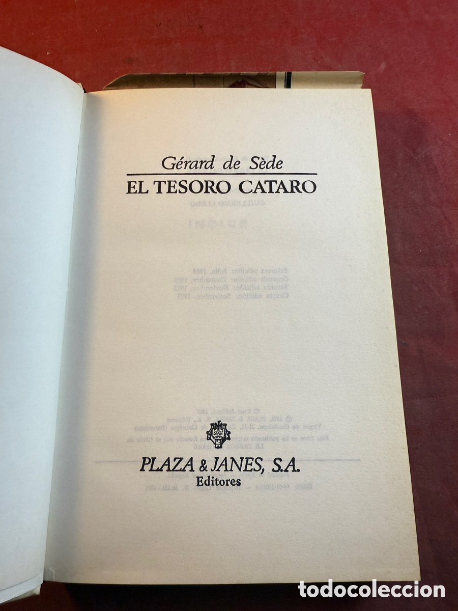 Libros: EL TESORO C&Aacute;TARO Gerard de S&egrave;de - Foto 2