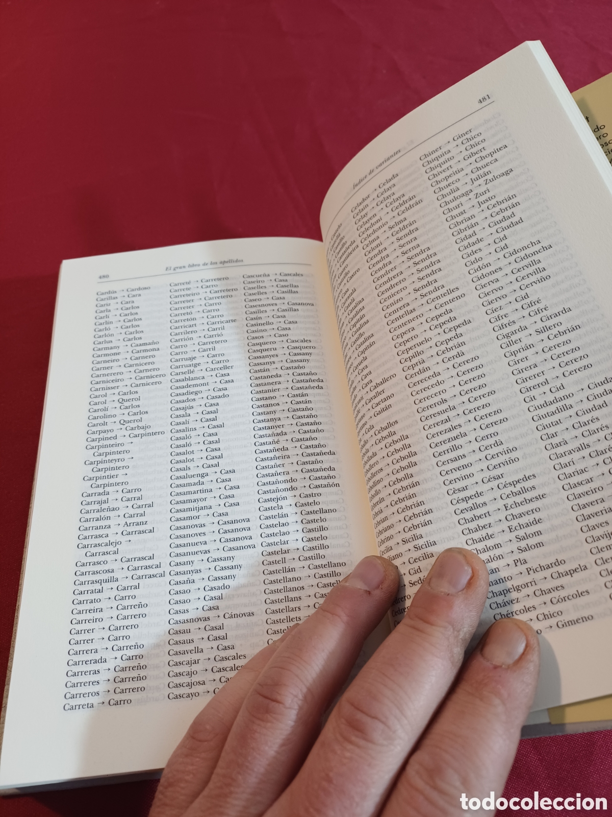 Libros: EL GRAN LIBRO DE LOS APELLIDOS, 1999 - Foto 5