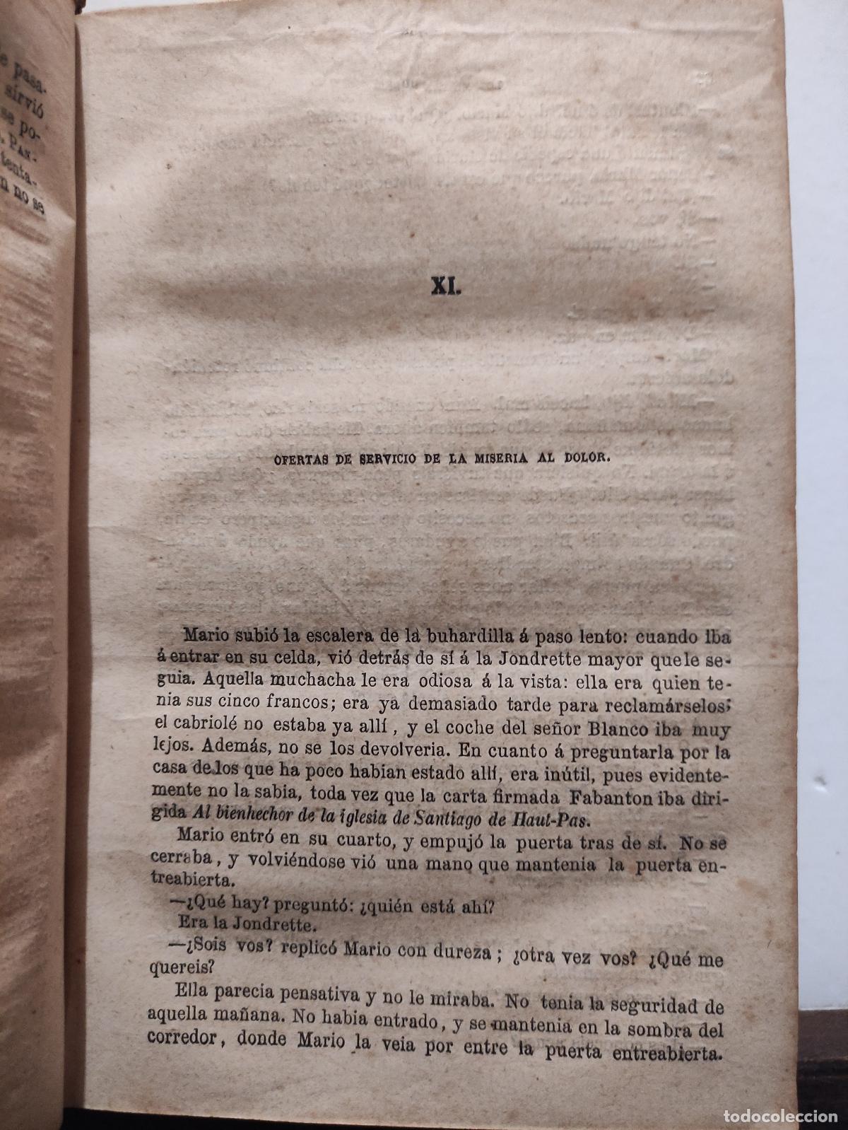 Libros: LOS MISERABLES - 5 TOMOS - 1862 - 1863 - VICTOR HUGO - Foto 6
