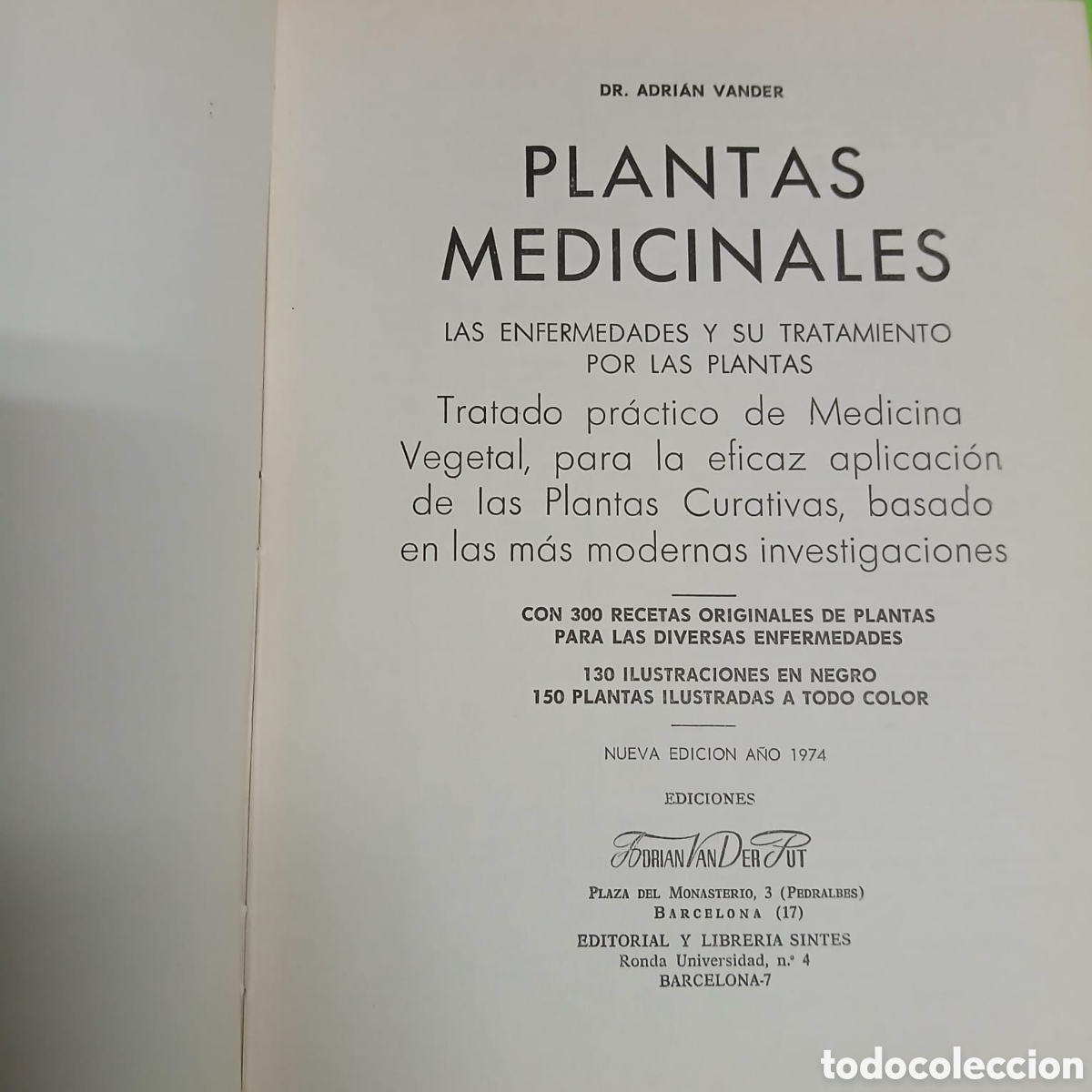 Libros: Plantas Medicinales, Dr. VANDER - Foto 3