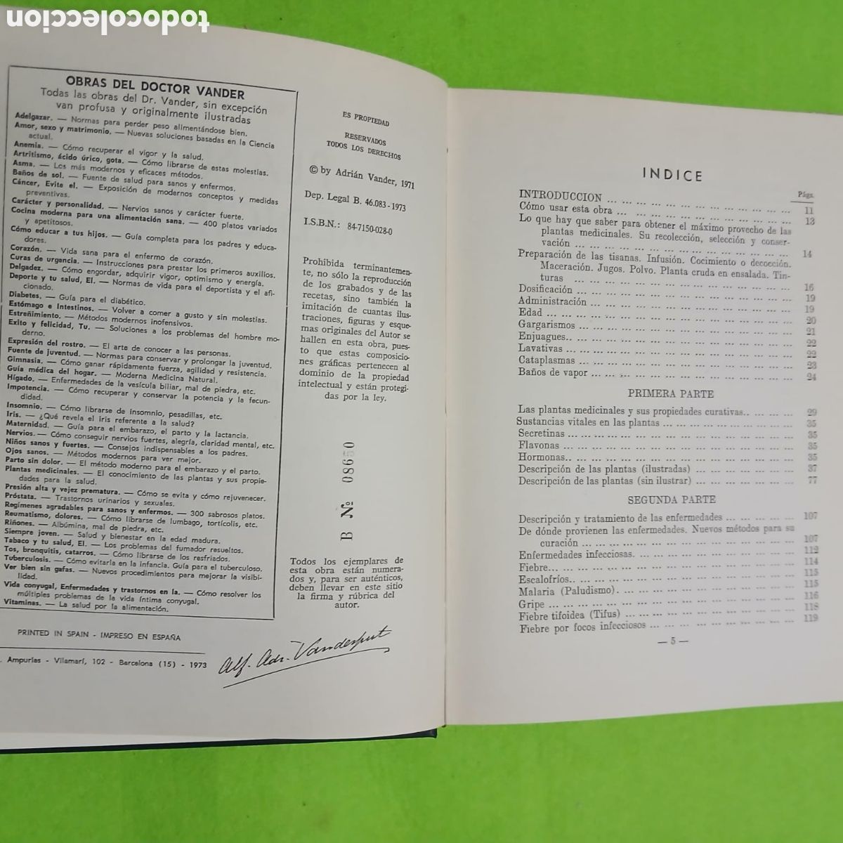 Libros: Plantas Medicinales, Dr. VANDER - Foto 7
