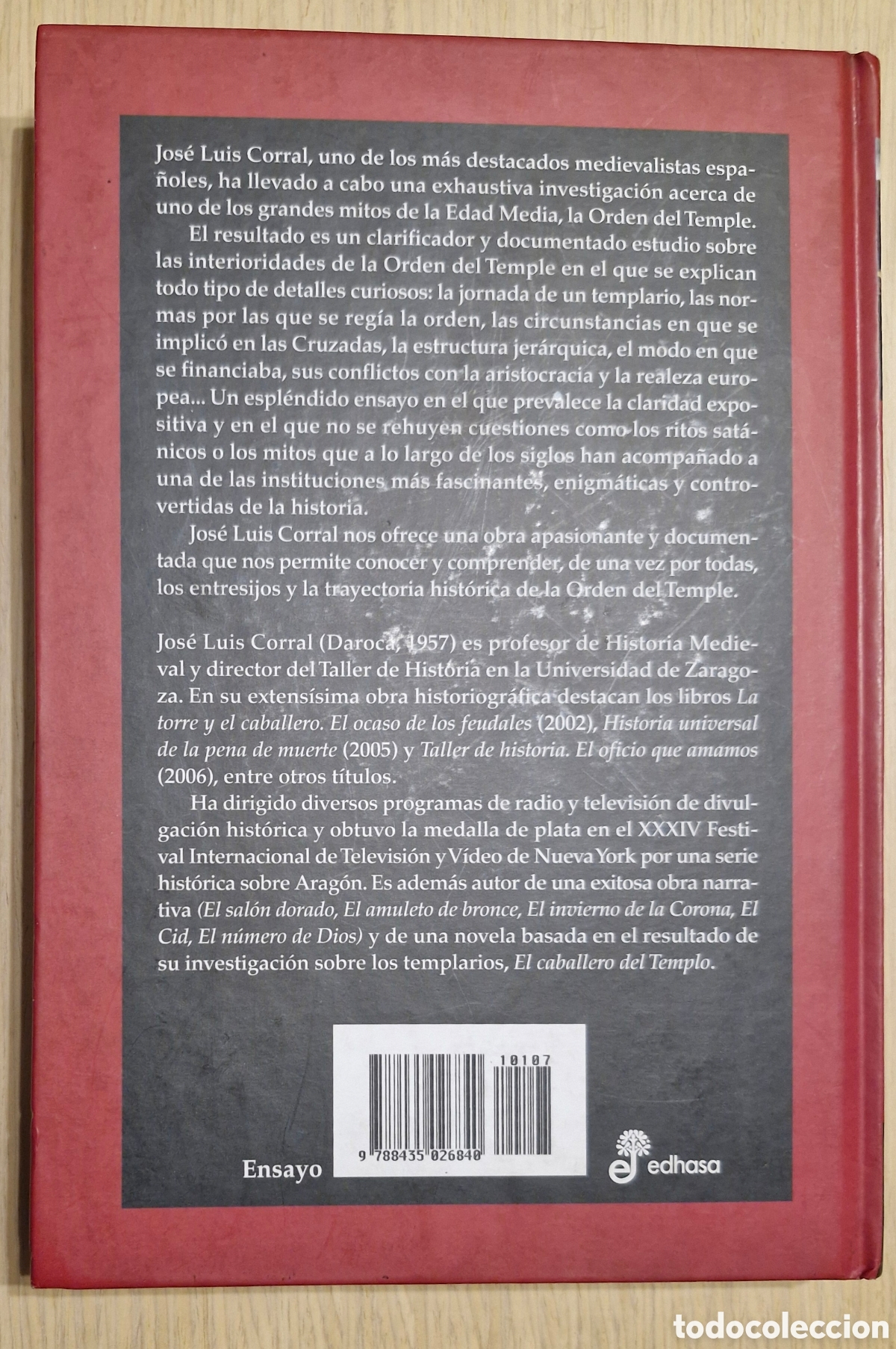 Libros: BREVE HISTORIA DE LA ORDEN DEL TEMPLE - Jos&eacute; Luis Corral - Foto 8