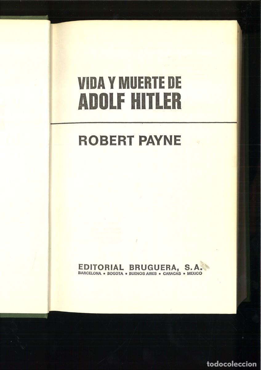 Libros: VIDA Y MUERTE DE ADOLF HITLER. Robert Payne - Foto 1