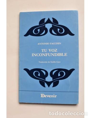 Libros: Tu voz inconfundible - FACCHIN, Antonio - Foto 1