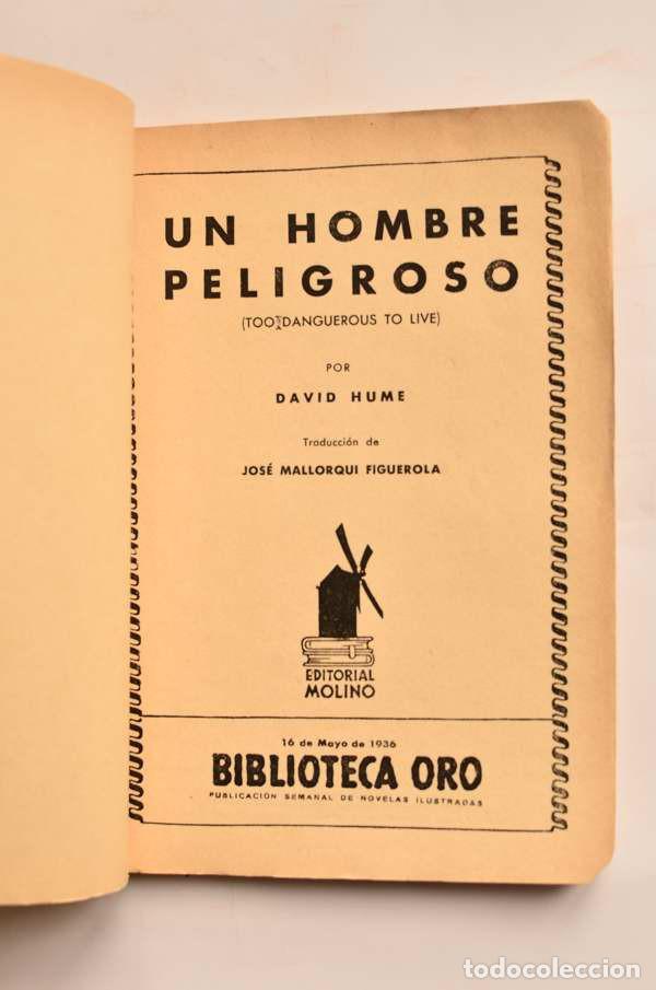 Libros: Un hombre peligroso - HUME, David - Foto 2