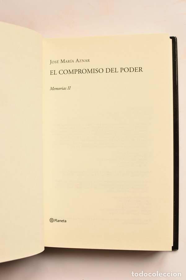 Libros: El compromiso del poder - AZNAR, Jos&eacute; Mar&iacute;a - Foto 3