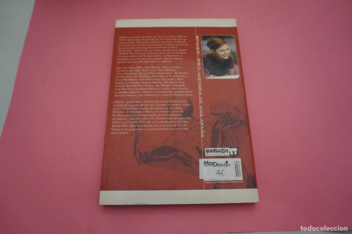 Libros: 18A/ SPIDER-MAN - HISTORIA DE UNA ARA&Ntilde;A - PRETEXTOS DOLMEN - Foto 6