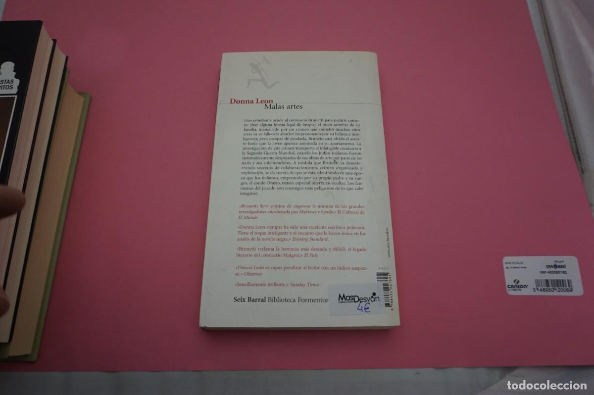 Libros: 9D/ MALAS ARTES - DONNA LEON / EDITORIAL SEIX BARRAL - Foto 5