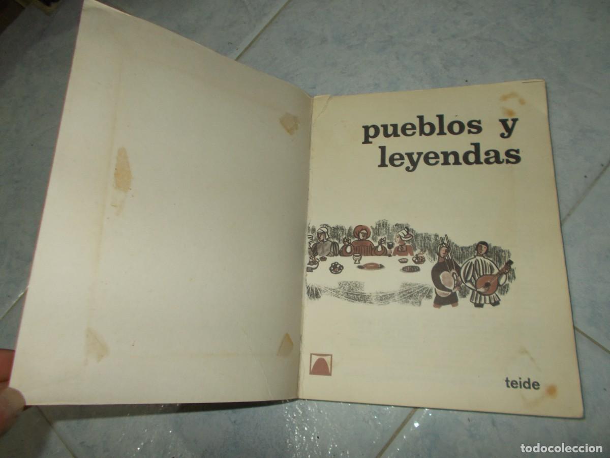 Libros: PUEBLOS Y LEYENDAS. H. Almendros. Teide 1972. Libro de Texto Escolar - Foto 2