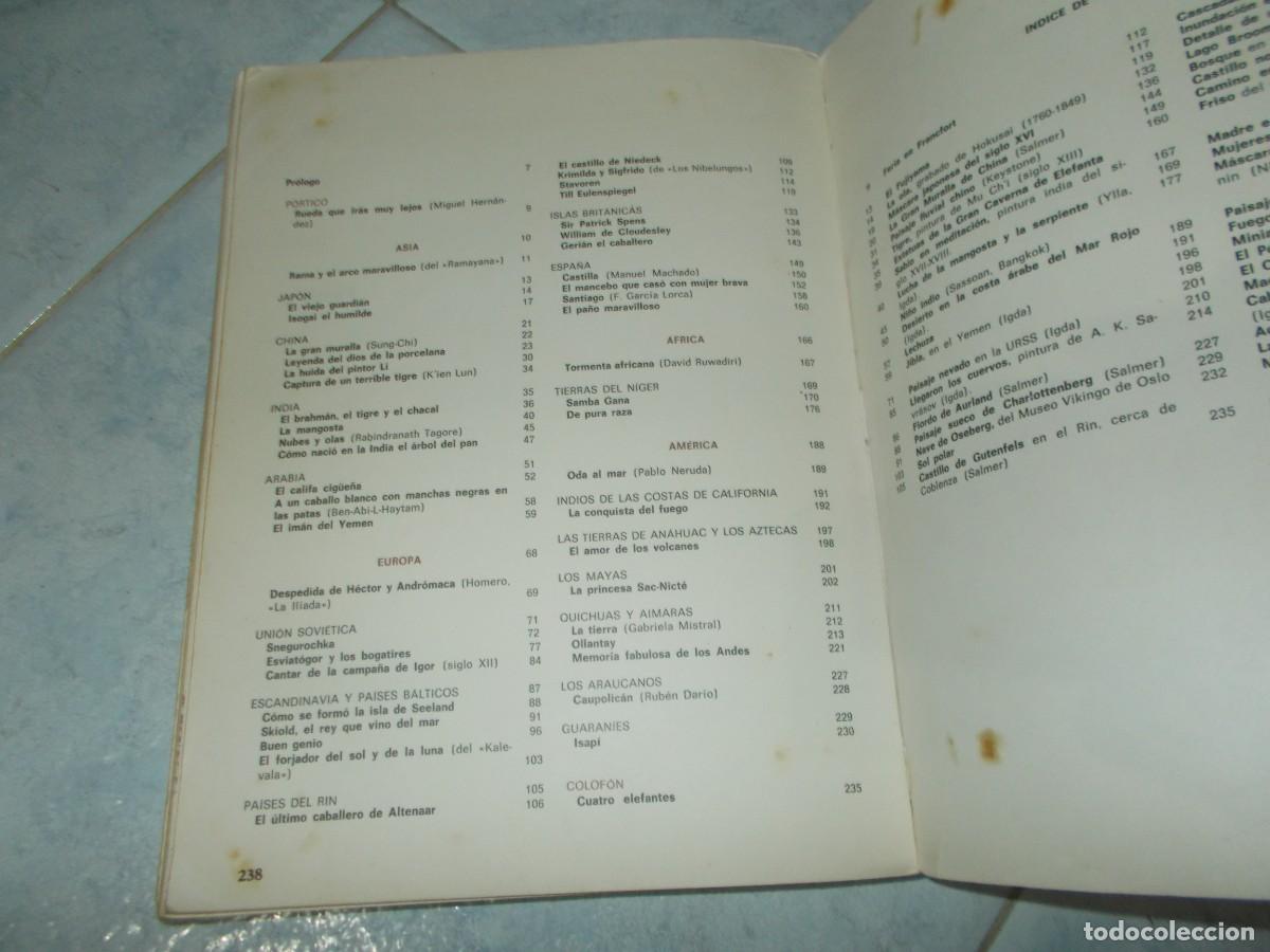 Libros: PUEBLOS Y LEYENDAS. H. Almendros. Teide 1972. Libro de Texto Escolar - Foto 7