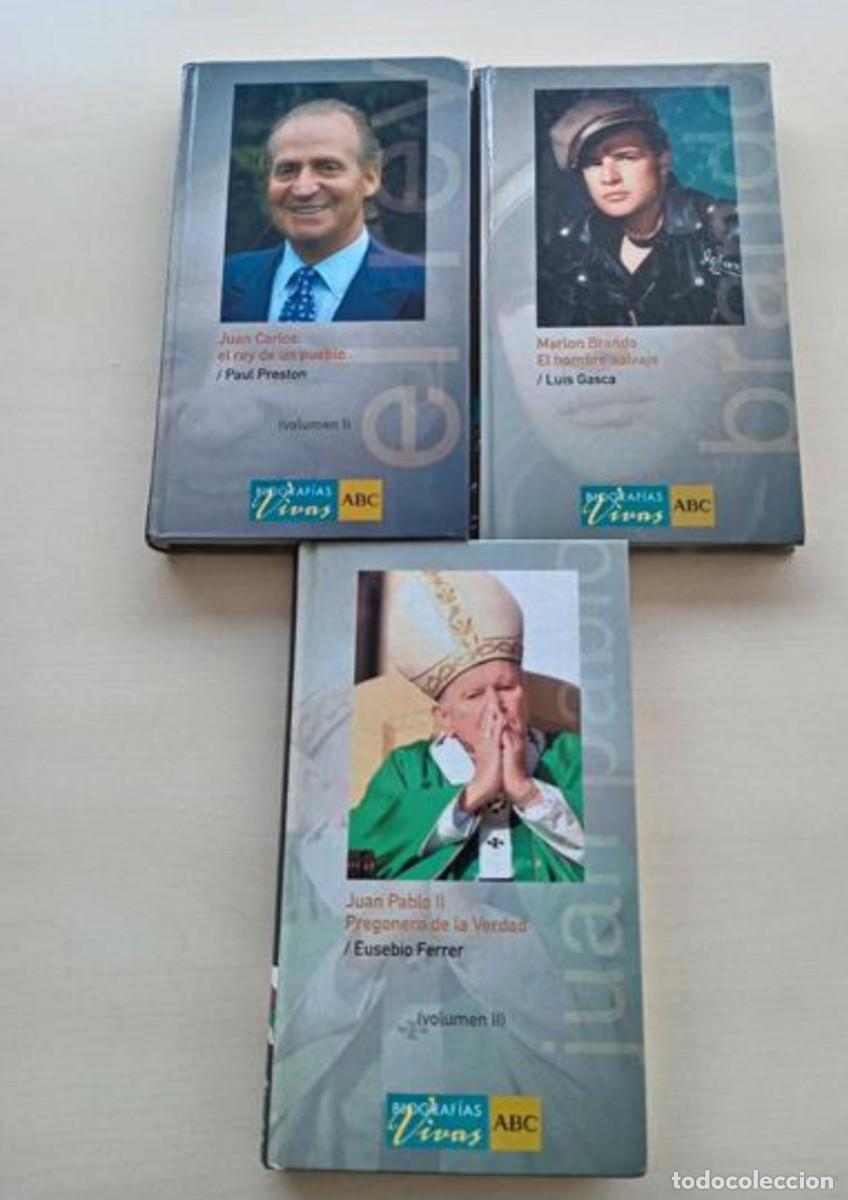 Libros: LOTE 3 LIBROS BIOGRAFIAS VIVAS ABC - Foto 1