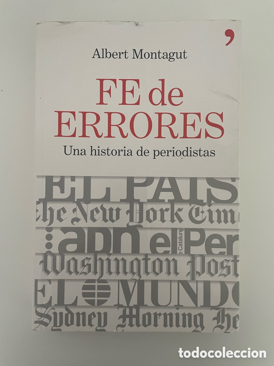 Libros: Fe de Errores. Albert Montagut - Foto 1