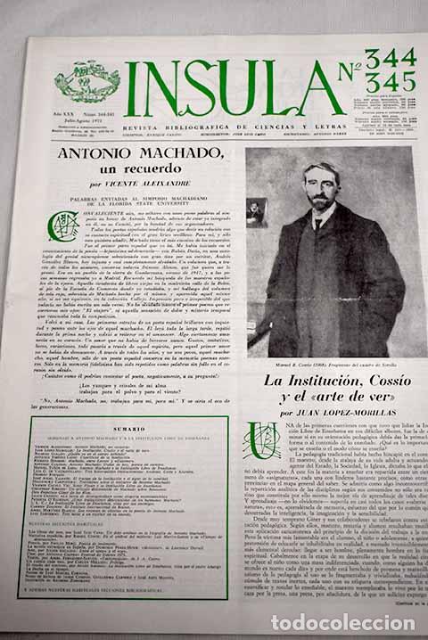 Libros: Insula, n&uacute;mero 344-345 - Foto 1