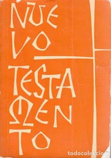 Libros: Nuevo testamento. Versi&oacute;n espa&ntilde;ola del texto original griego - VV. AA. - Foto 1