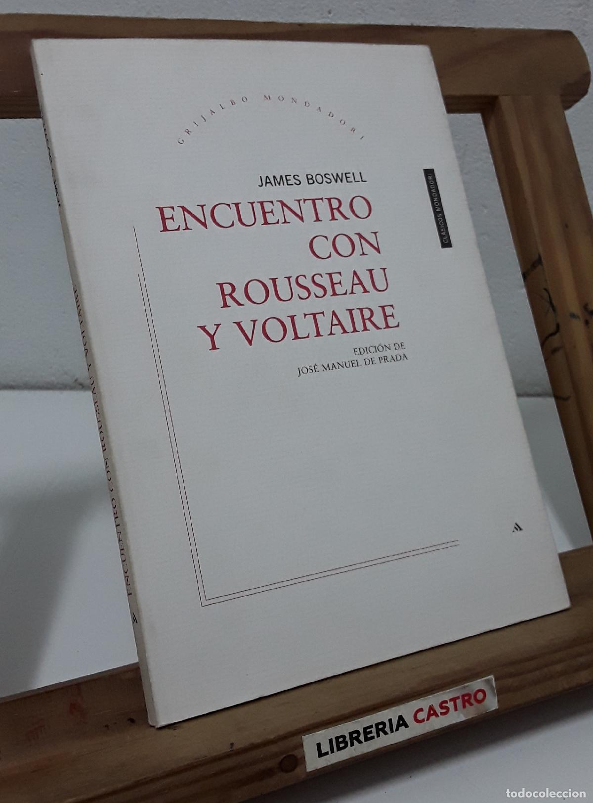 Libros: Encuentro con Rousseau y Voltaire - James Boswell. - Foto 1