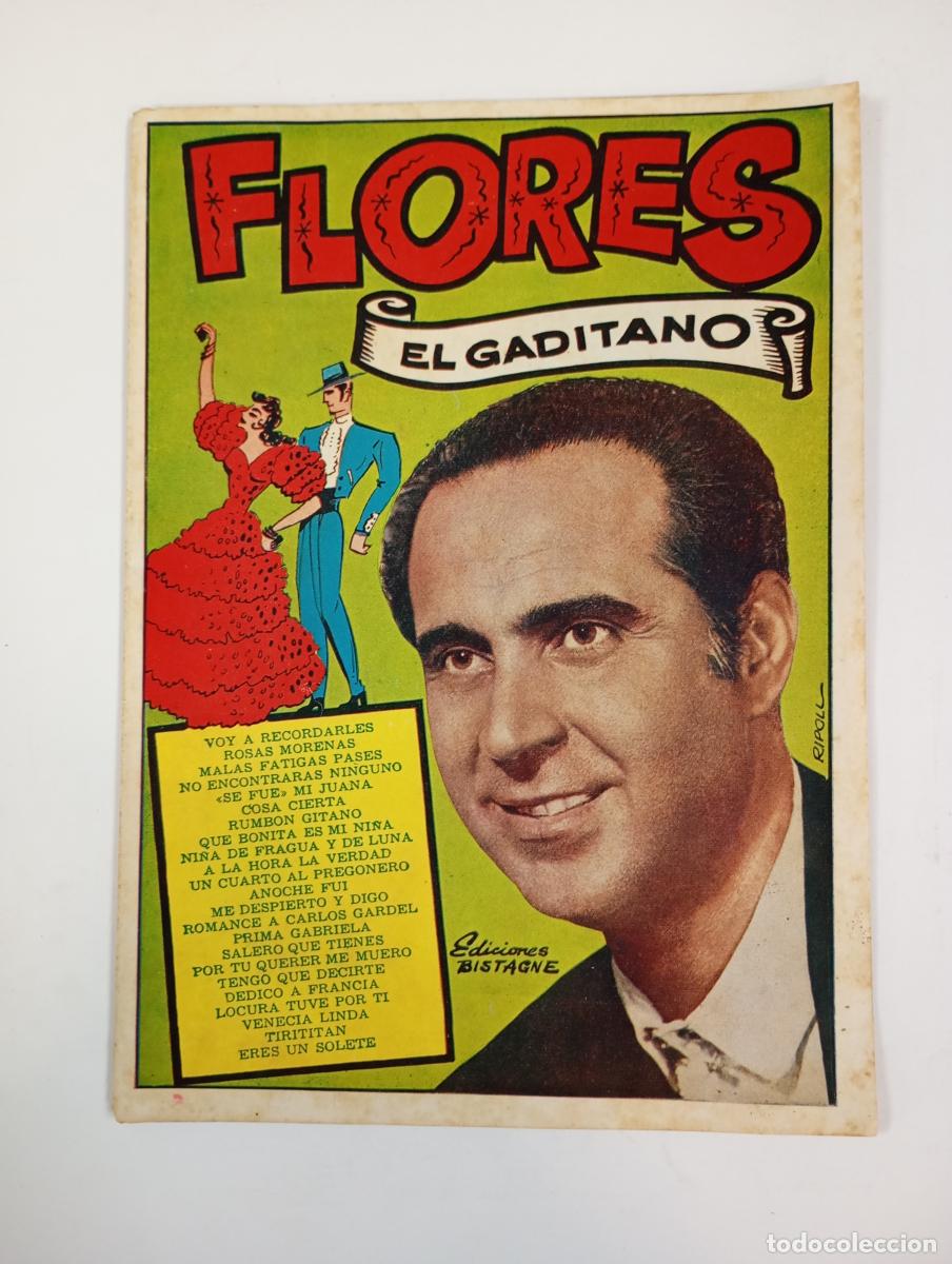 Libros: FLORES EL GITANO. CANCIONERO. EDICIONES BISTAGNE. - VV.AA. TDKR54 - Foto 1