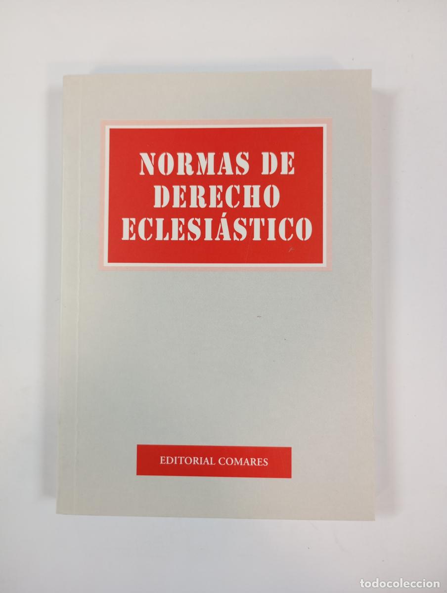 Libros: Normas de derecho eclesi&aacute;stico. - Javier Mart&iacute;nez-Torr&oacute;n. TDK843 - Foto 1