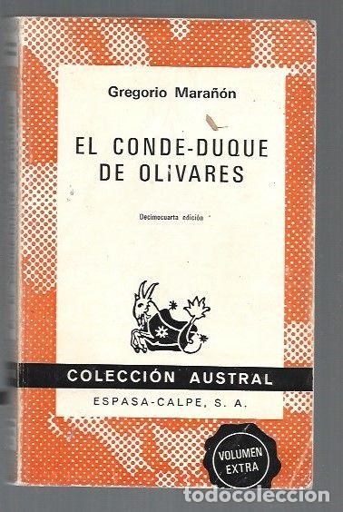 Libros: CONDE-DUQUE DE OLIVARES - EL - MARA&Ntilde;ON, GREGORIO - Foto 1
