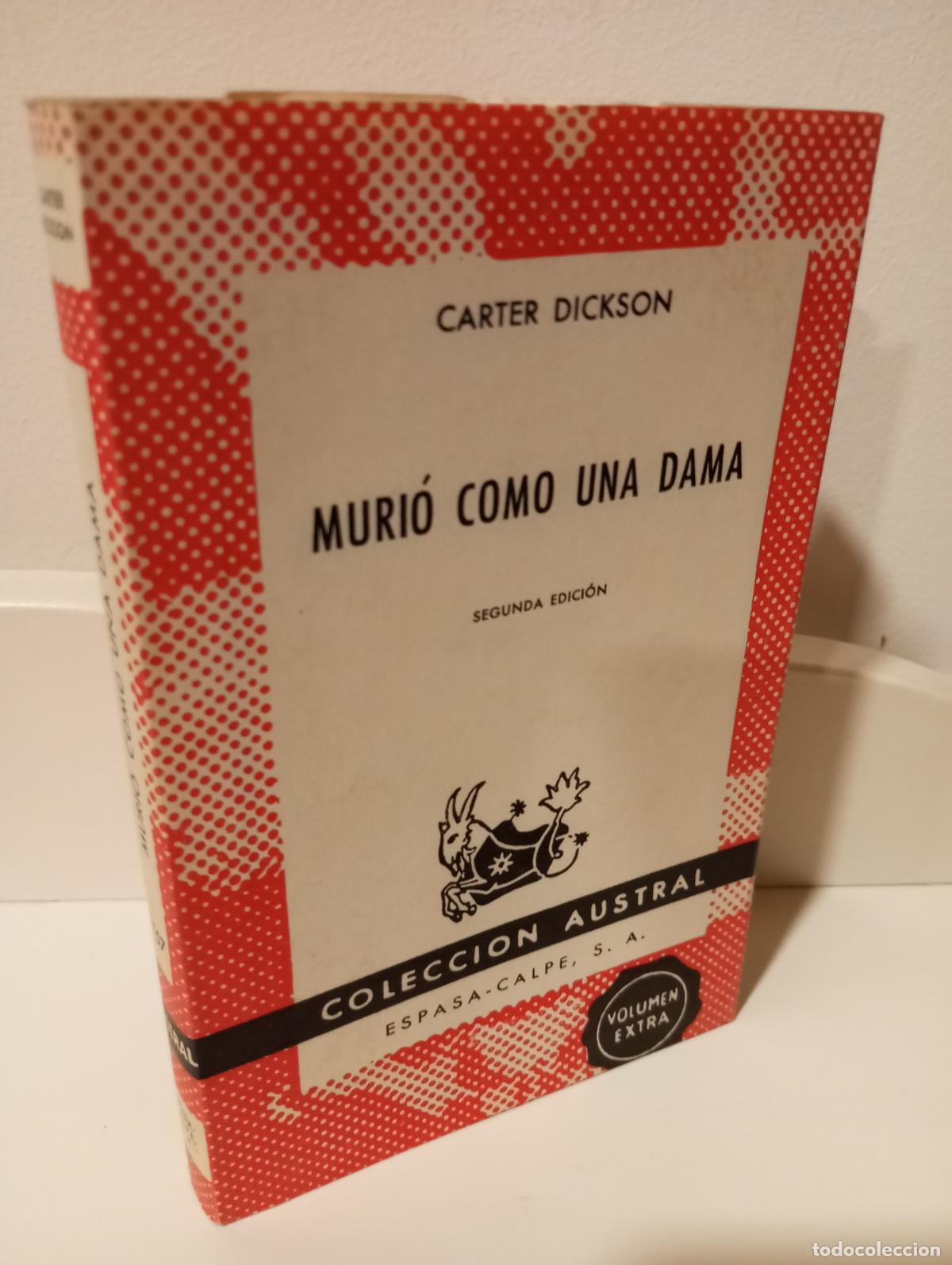 Libros: MURIO COMO UNA DAMA - Dickson, Carter - Foto 1
