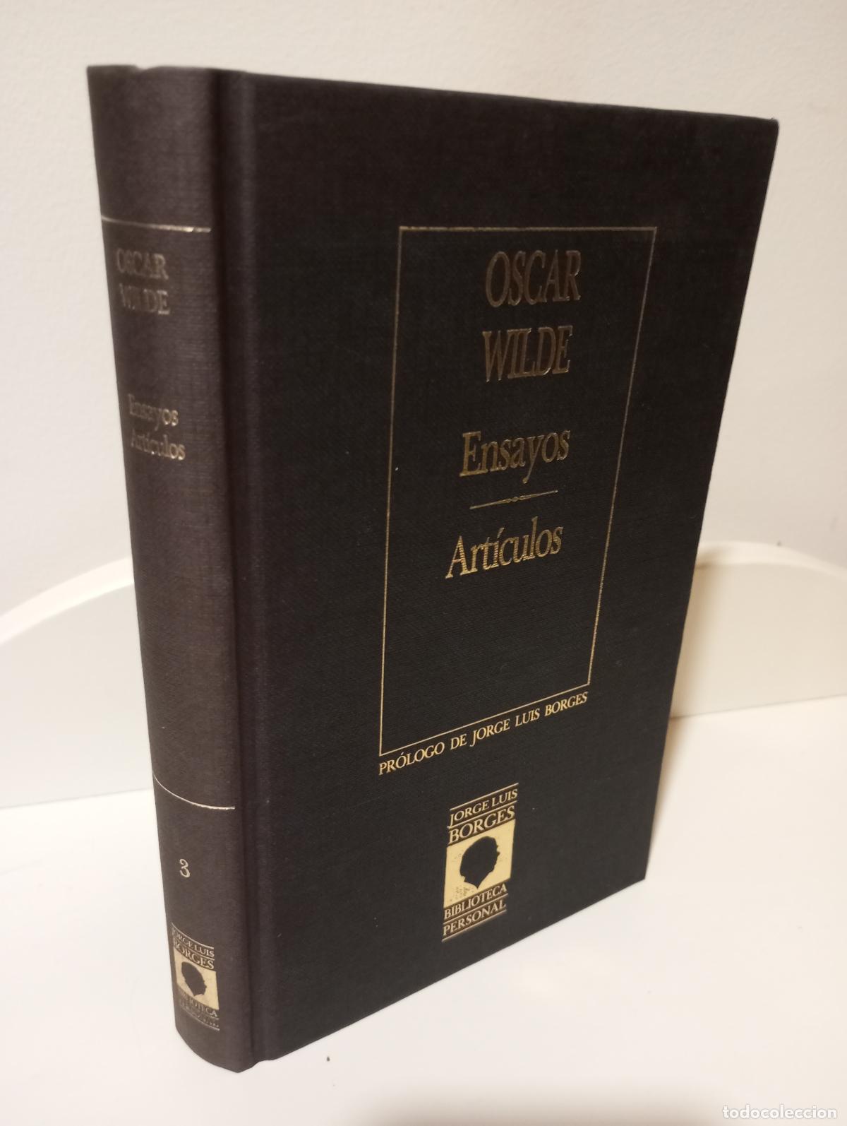 Libros: ENSAYOS / ARTICULOS - Wilde, Oscar - Foto 1