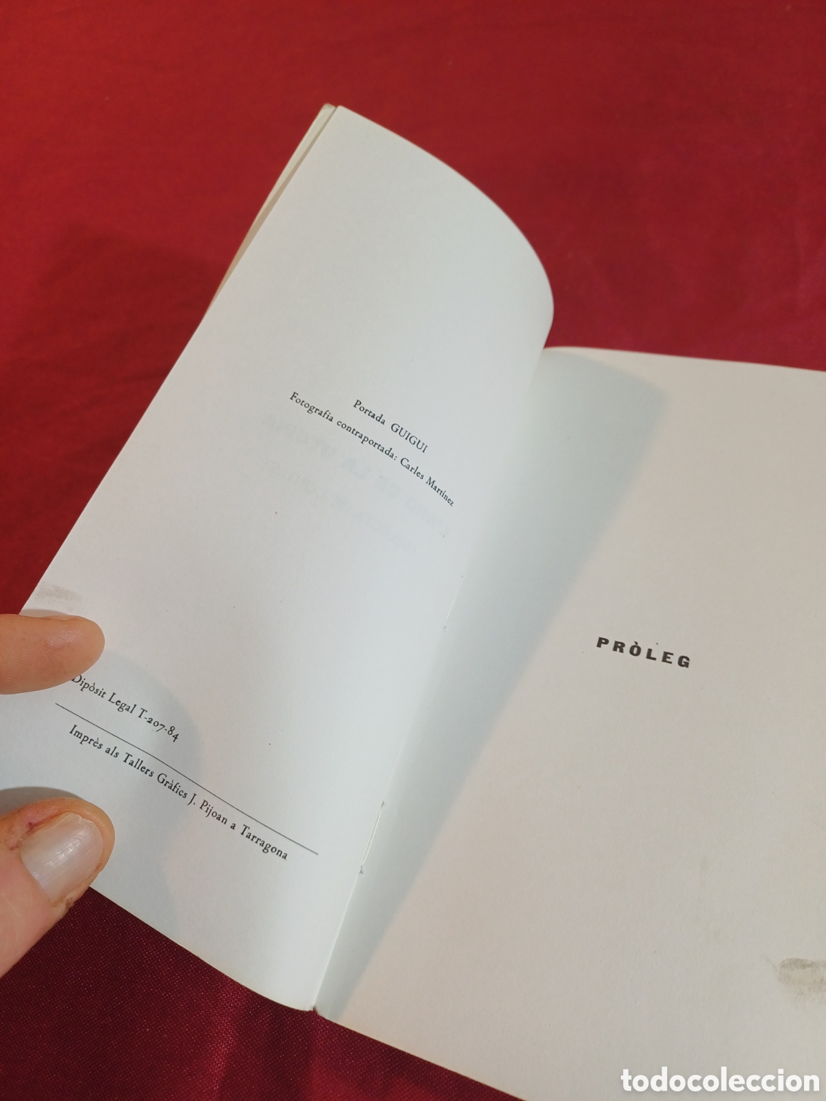 Libros: LIBRO, LARC DE LA UTOPIA, PERE ANGUERA, 1984 - Foto 5