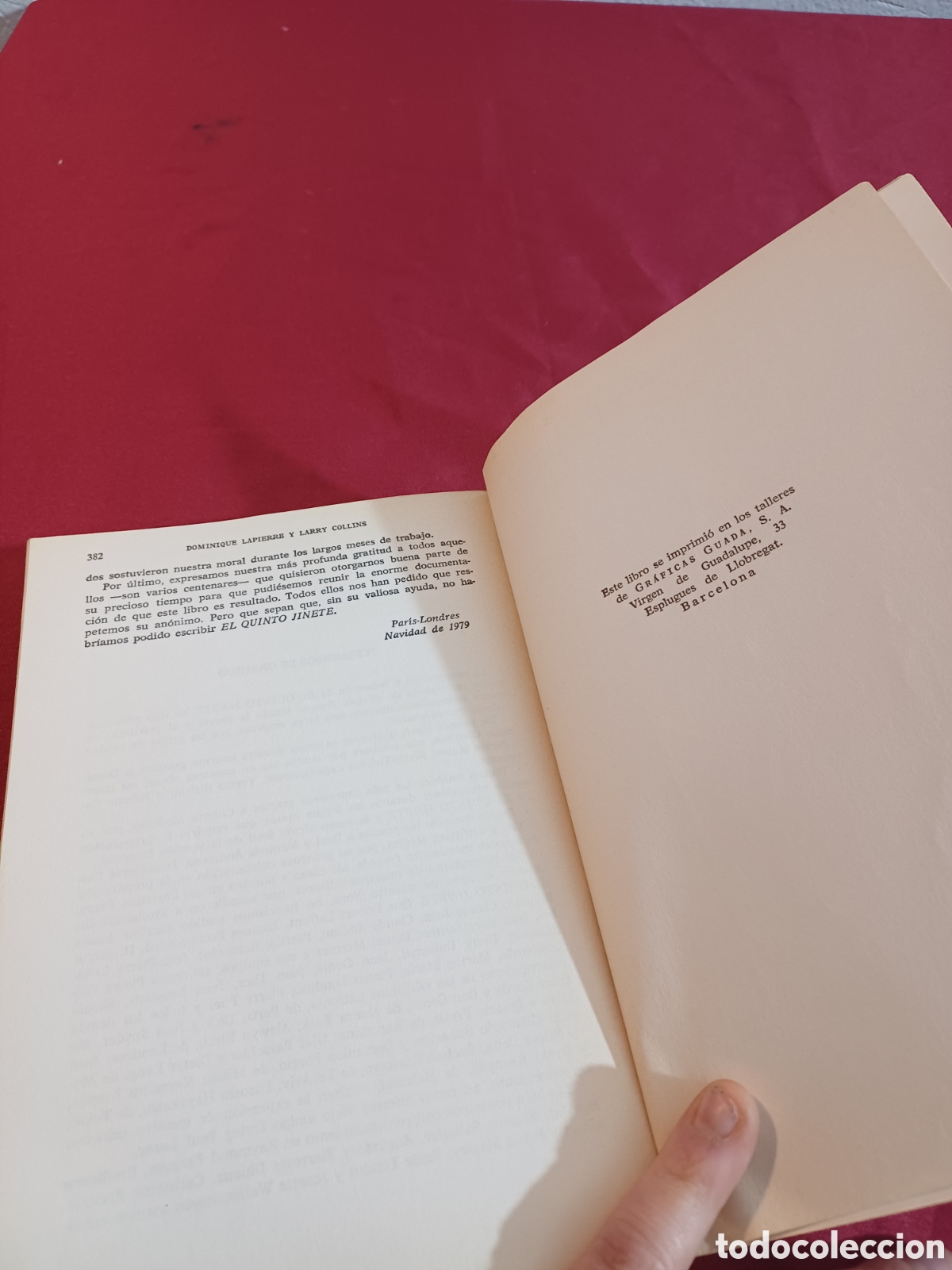 Libros: LIBRO, EL QUINTO JINETE, 1981 - Foto 6
