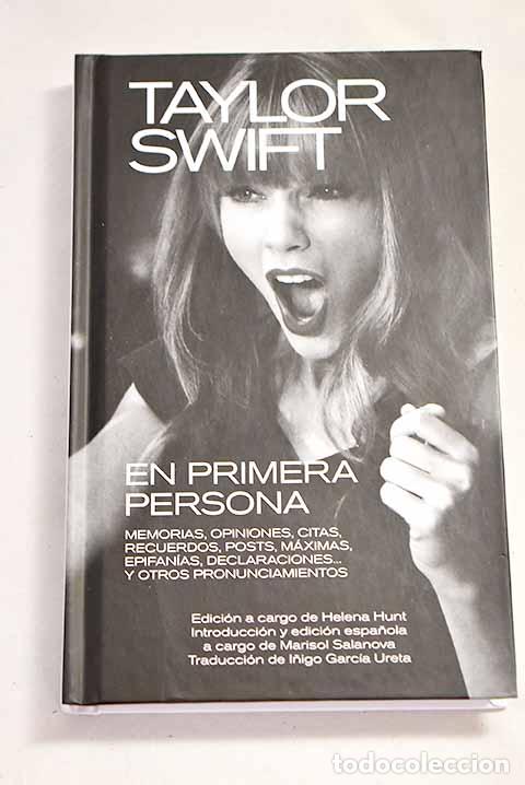 Libros: En primera persona: Swift, Taylor.- Swift, Taylor - Foto 1