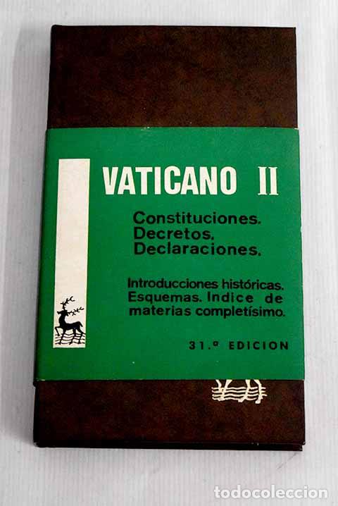 Libros: Documentos del Vaticano II: constituciones, decretos, declaraciones - Foto 1