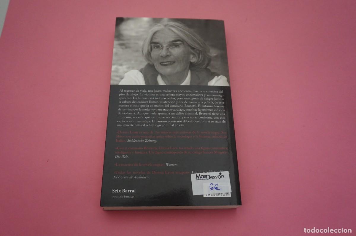 Libros: AR13C/ TESTAMENTO MORTAL - DONNA LEON / SEIX BARRAL EDITOR - Foto 5