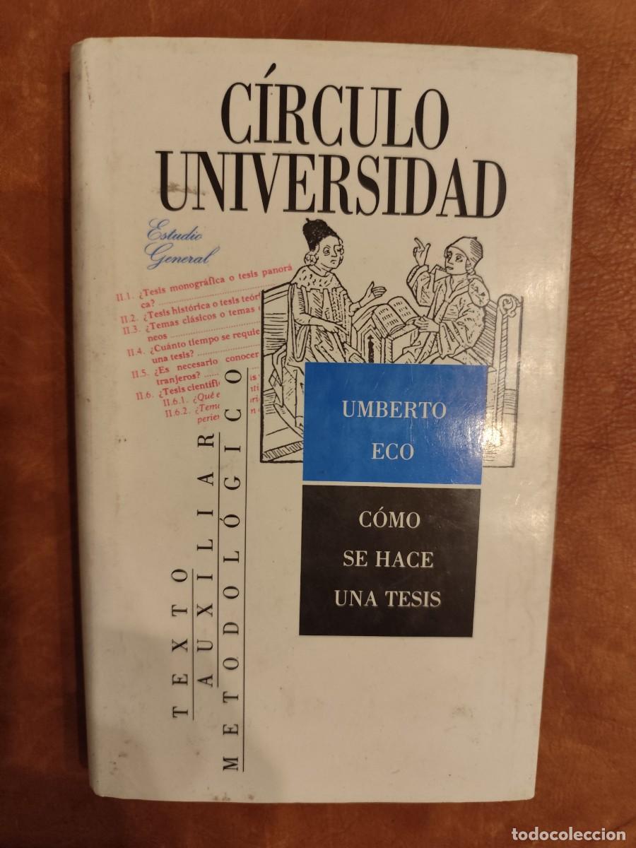 Libros: Umberto Eco. COMO SE HACE UNA TESIS - Foto 1