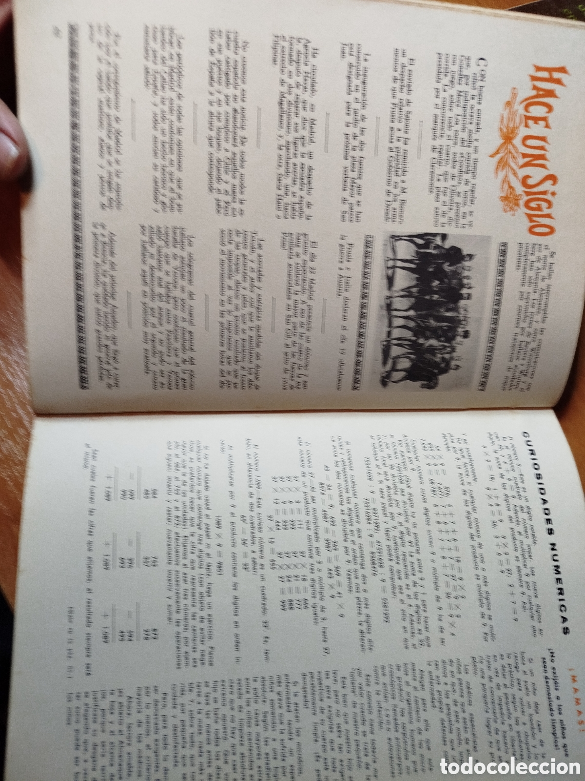 Libros: Almanaque agroman 1966. Matem&aacute;ticas curiosidades num&eacute;ricas vi&ntilde;etas. Etc - Foto 3