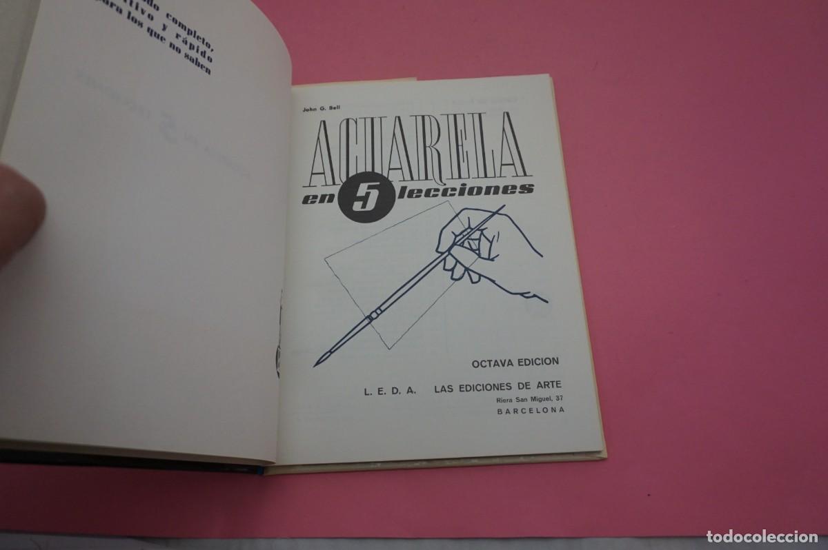 Libros: M3G/ ACUARELA EN 5 LECCIONES - L.E.D.A. - Foto 2