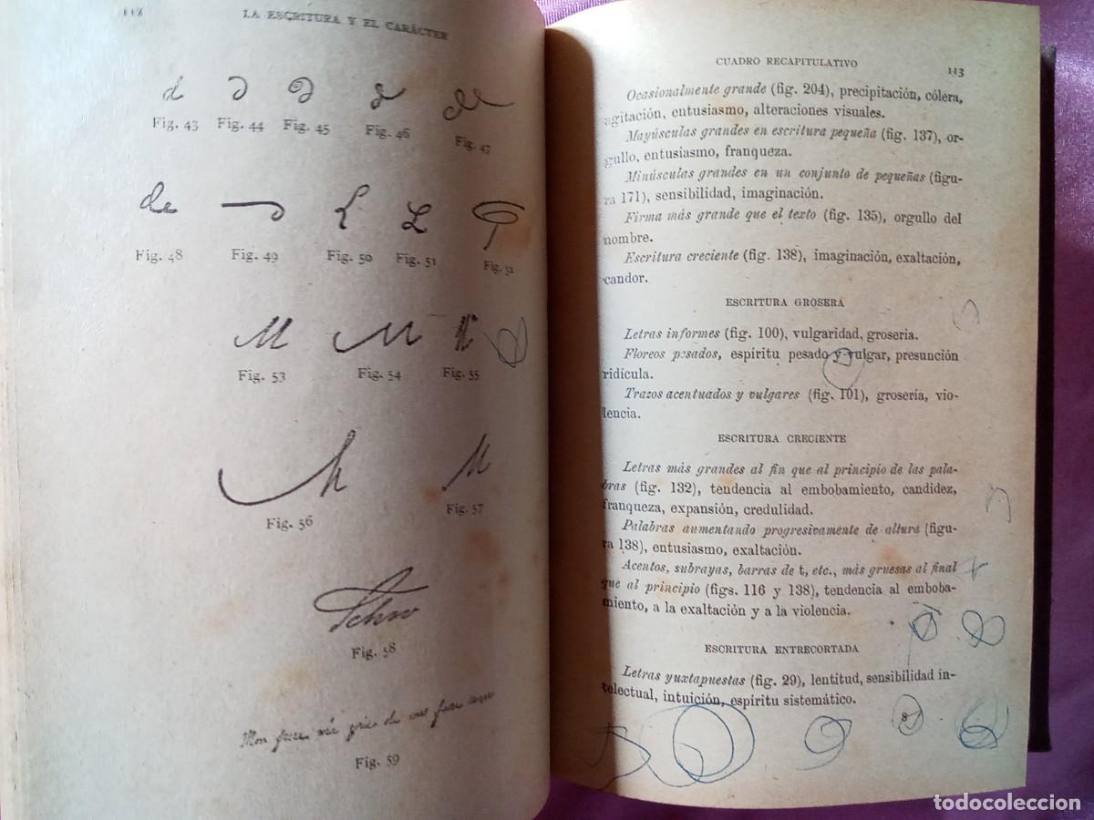 Libros: LA ESCRITURA Y EL CARACTER .A&Ntilde;O 1933 . EP 2/2 - Foto 4