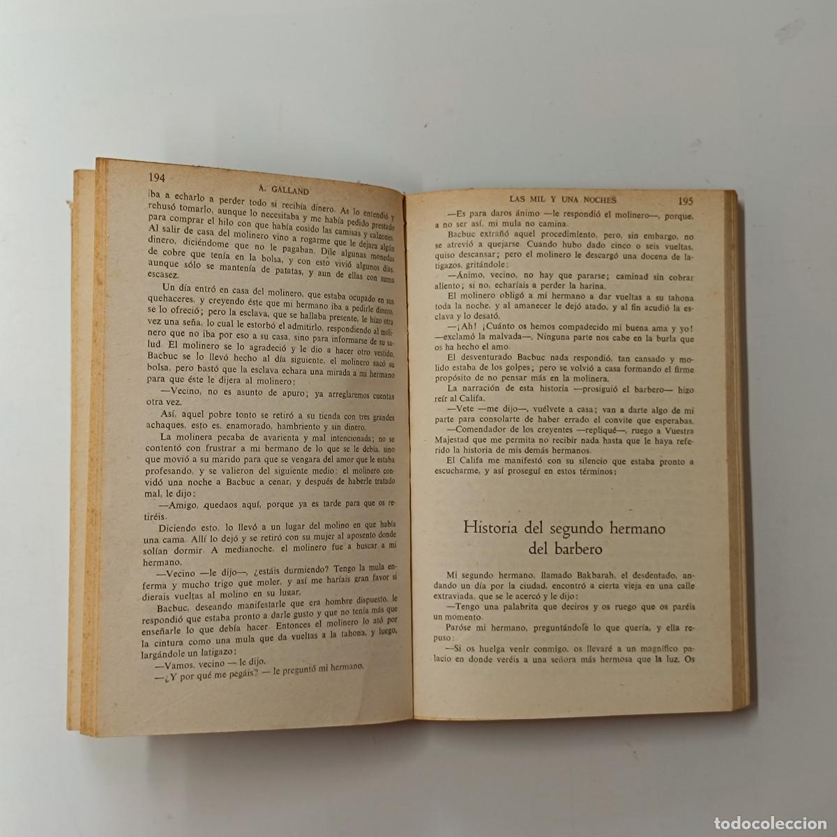 Libros: LIBRO LAS MIL Y UNA NOCHES. A.GALLAND. EDITORIAL RAMON SOPENA - Foto 4