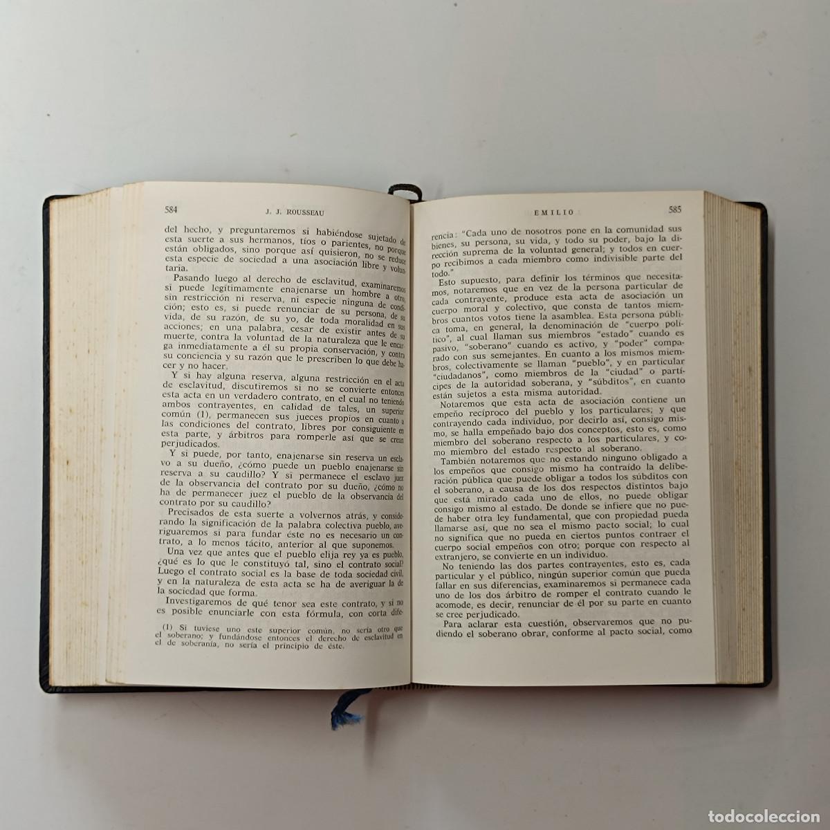 Libros: LIBRO OBRAS ESTELARES ROUSSEAU. EDITORIAL MAUCCI - Foto 4