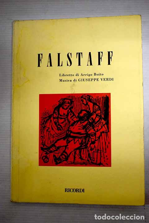 Libros: Falstaff: Boito, Arrigo.- Boito, Arrigo - Foto 1