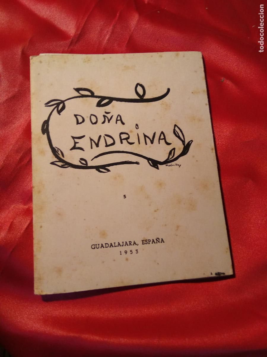 Libros: Do&ntilde;a Endrina Guadalajara, Espa&ntilde;a 1953 N.3870