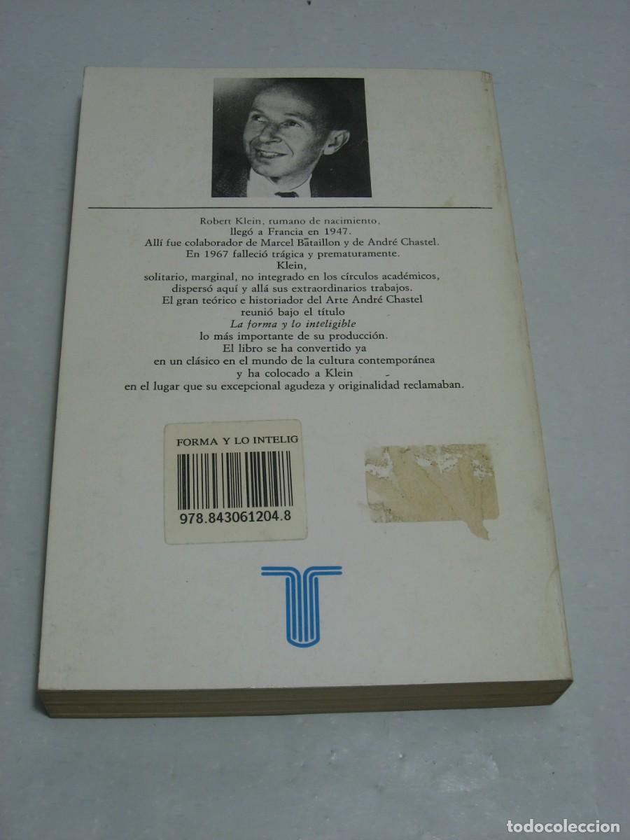 Libros: LA FORMA Y LO INTELIGIBLE - Robert Klein - Foto 2
