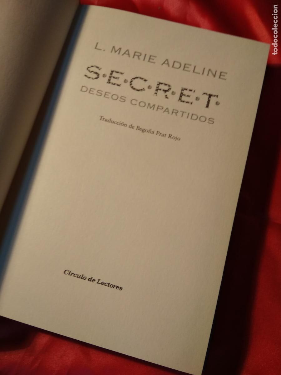 Libros: S.E.C.R.E.T. Deseos compartidos L. Marie Adeline L.32930 - Foto 2
