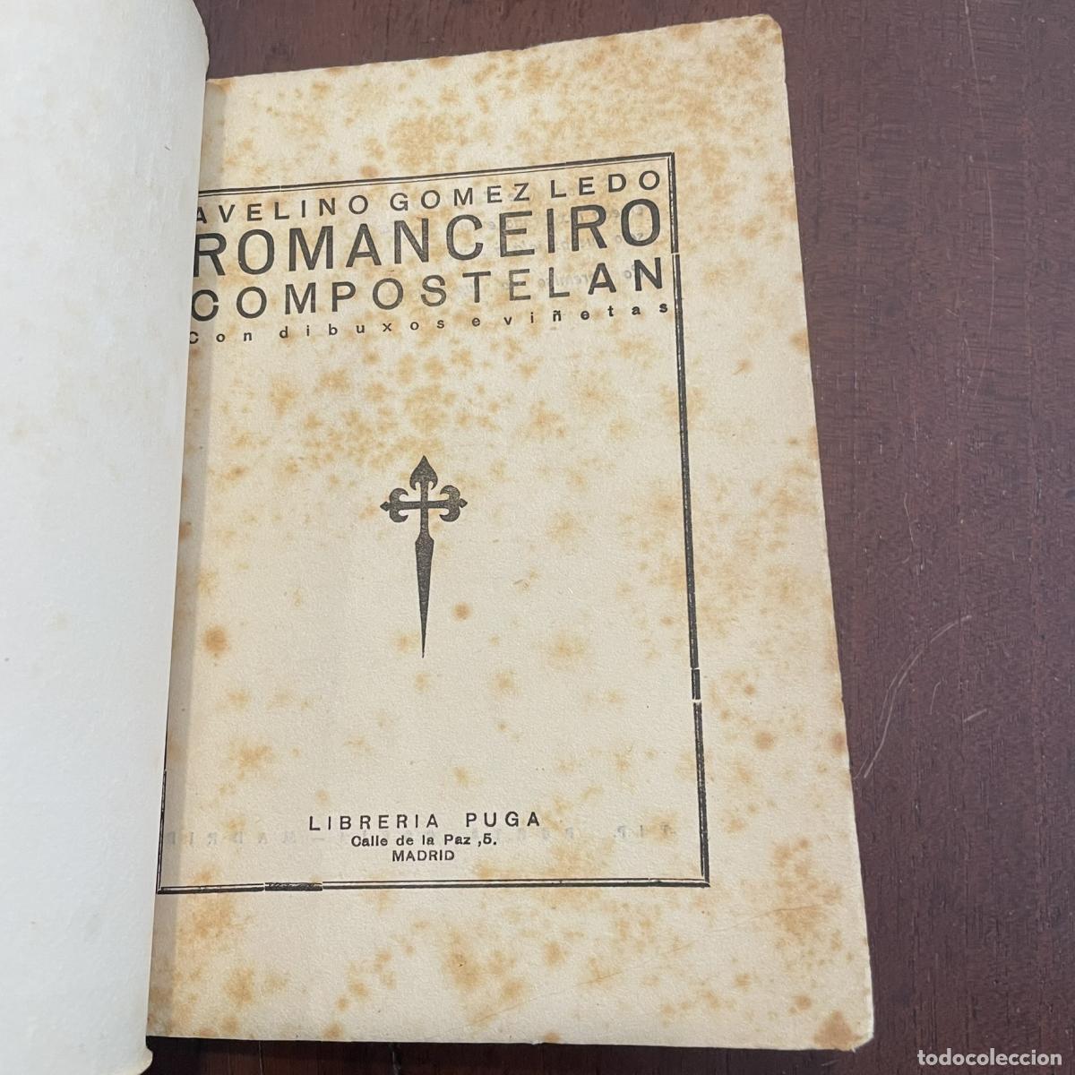 Libros: Romanceiro compostelan (galego) - Avelino G&oacute;mez Ledo - Foto 4