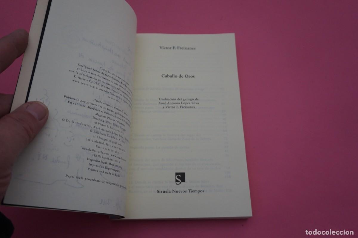 Libros: AR14A/ CABALLO DE OROS - VICTOR FREIXANES / SIRUELA ED. - Foto 2